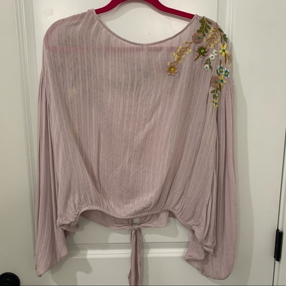 FREE PEOPLE Floral Embroidered Peasant Blouse - Picture 4 of 8